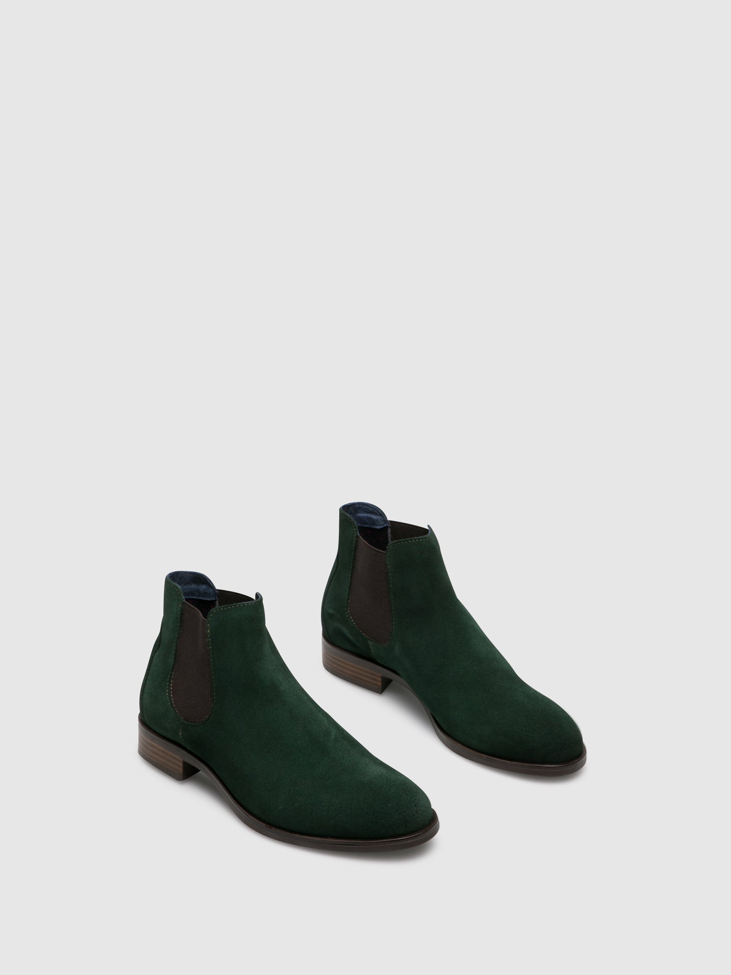 Foreva Green Elasticated Ankle Boots
